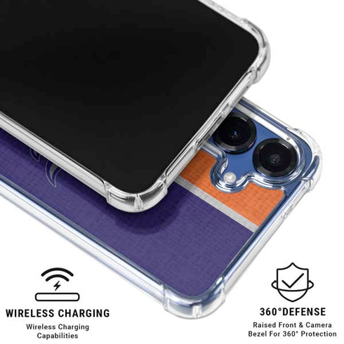 NBA Phoenix Suns Canvas Galaxy S25 Plus Clear Case