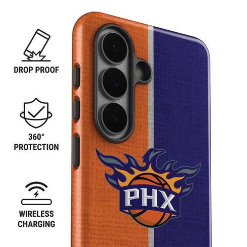 NBA Phoenix Suns Canvas Galaxy S26 Impact Case