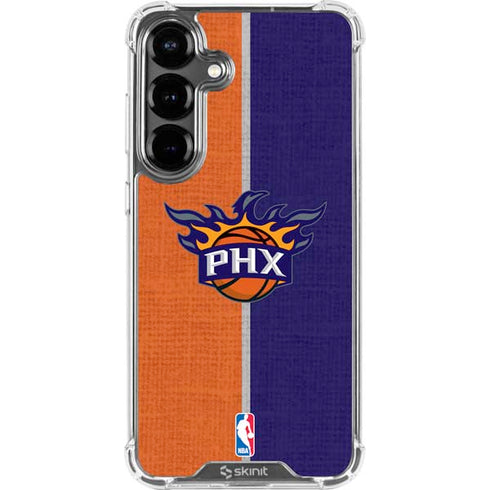 NBA Phoenix Suns Canvas Galaxy S26 Plus Clear Case