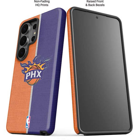 NBA Phoenix Suns Canvas Galaxy S26 Ultra Impact Case