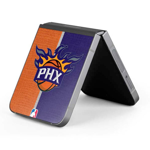 NBA Phoenix Suns Canvas Galaxy Z Flip6 Skin