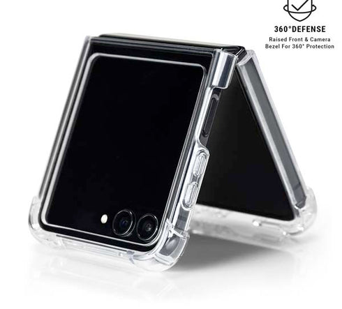 NBA Phoenix Suns Canvas Galaxy Z Flip7 Clear Case