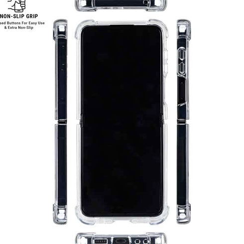 NBA Phoenix Suns Canvas Galaxy Z Flip7 Clear Case