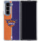 NBA Phoenix Suns Canvas Galaxy Z Fold5 5G Clear Case