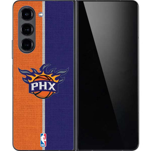 NBA Phoenix Suns Canvas Galaxy Z Fold5 5G Skin
