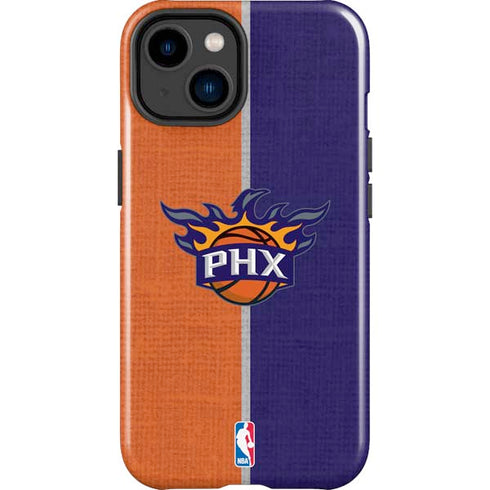 NBA Phoenix Suns Canvas iPhone 15 Impact Case