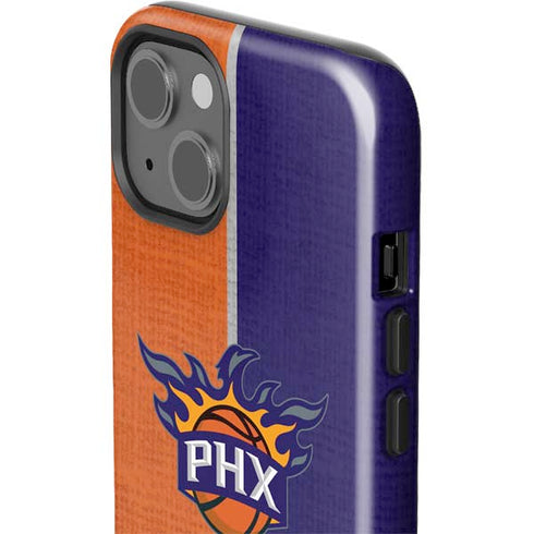 NBA Phoenix Suns Canvas iPhone 15 Impact Case