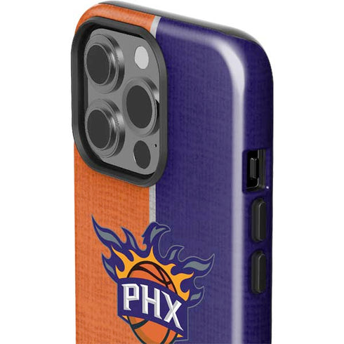 NBA Phoenix Suns Canvas iPhone 15 Pro Impact Case