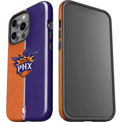NBA Phoenix Suns Canvas iPhone 15 Pro Impact Case