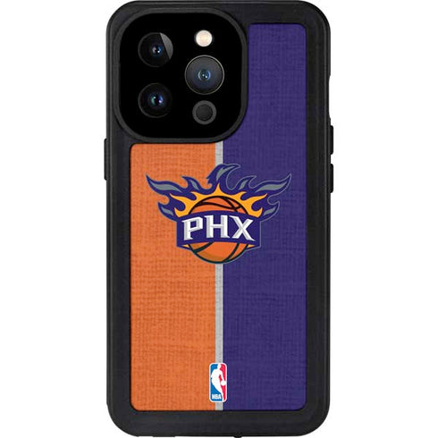 NBA Phoenix Suns Canvas iPhone 15 Pro Waterproof Case