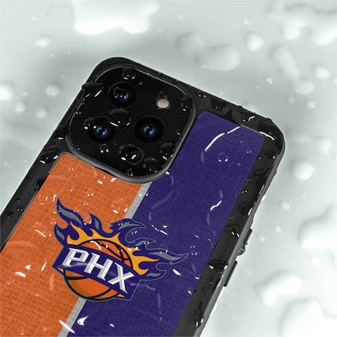 NBA Phoenix Suns Canvas iPhone 15 Pro Waterproof Case