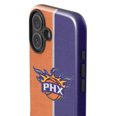 NBA Phoenix Suns Canvas iPhone 16 Impact Case