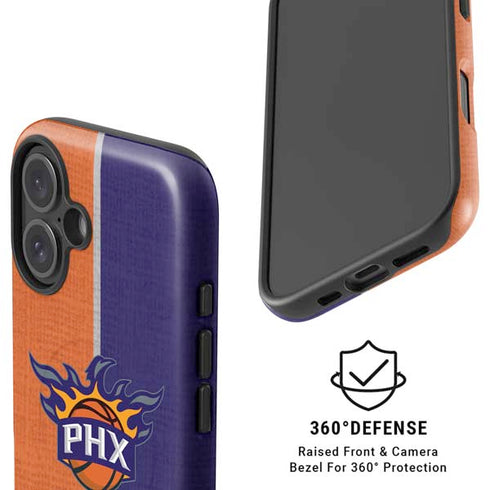 NBA Phoenix Suns Canvas iPhone 16 Magsafe Impact Case