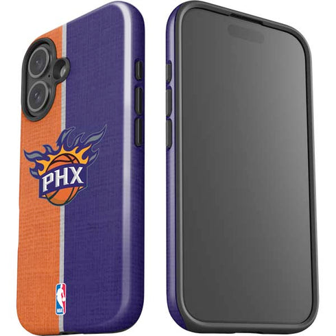 NBA Phoenix Suns Canvas iPhone 16 Plus Impact Case