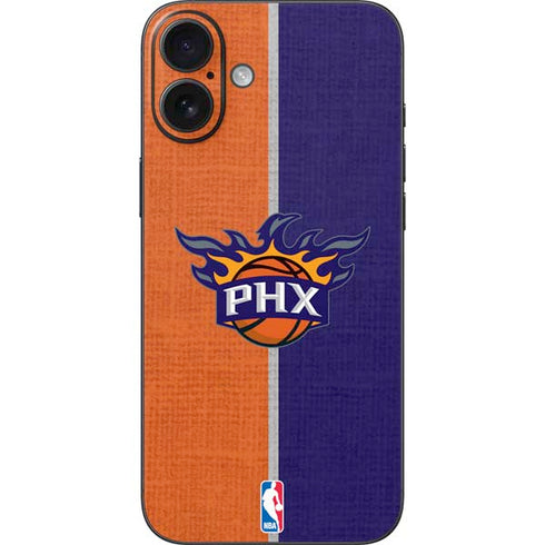NBA Phoenix Suns Canvas iPhone 16 Plus Skin