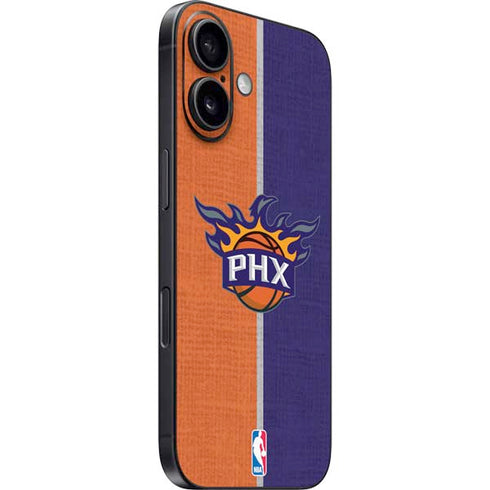 NBA Phoenix Suns Canvas iPhone 16 Plus Skin