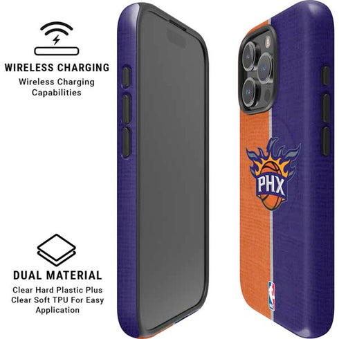 NBA Phoenix Suns Canvas iPhone 16 Pro Magsafe Impact Case