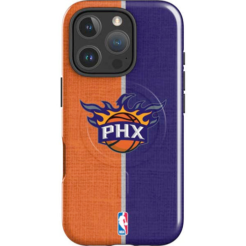 NBA Phoenix Suns Canvas iPhone 16 Pro Max Magsafe Impact Case