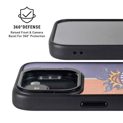 NBA Phoenix Suns Canvas iPhone 16e Kickstand Case