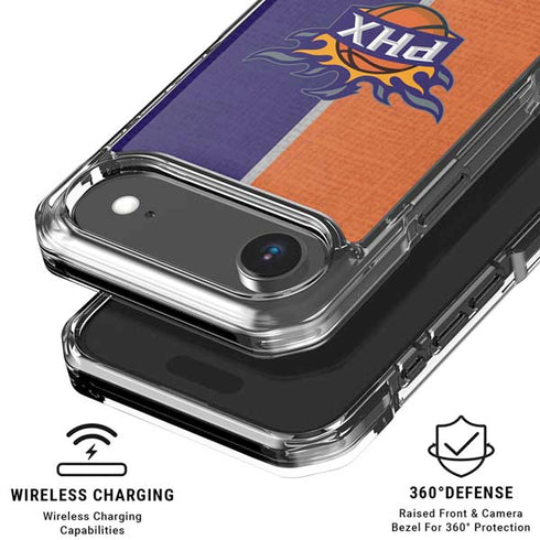 NBA Phoenix Suns Canvas iPhone 17 Air Clear Case