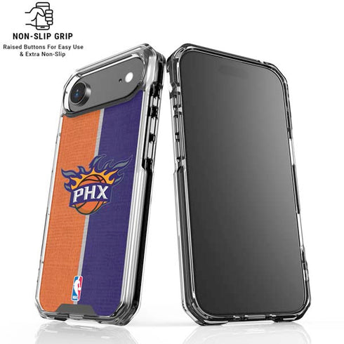 NBA Phoenix Suns Canvas iPhone 17 Air Clear Case