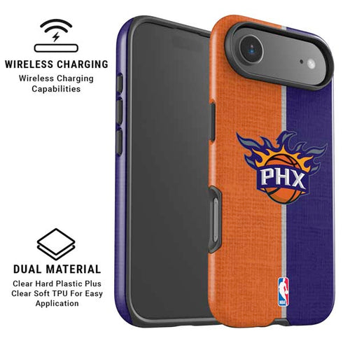 NBA Phoenix Suns Canvas iPhone 17 Air Magsafe Impact Case