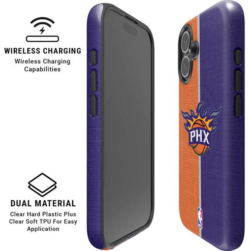NBA Phoenix Suns Canvas iPhone 17 Magsafe Impact Case