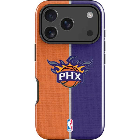 NBA Phoenix Suns Canvas iPhone 17 Pro Impact Case