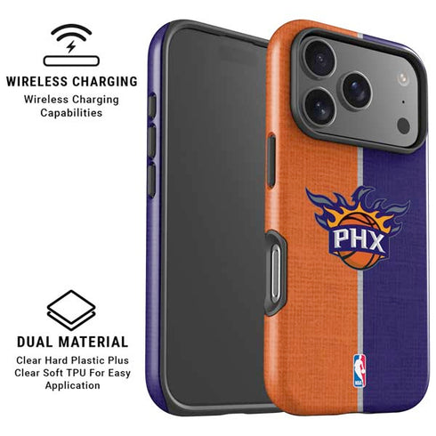 NBA Phoenix Suns Canvas iPhone 17 Pro Magsafe Impact Case