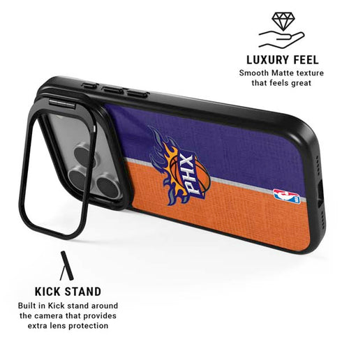 NBA Phoenix Suns Canvas iPhone 17 Pro Max Kickstand Case