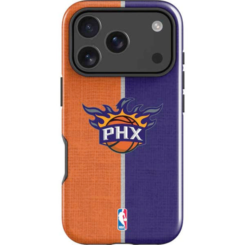 NBA Phoenix Suns Canvas iPhone 18 Pro Impact Case
