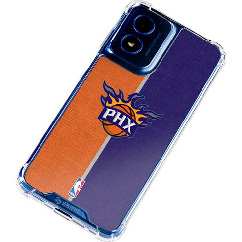 NBA Phoenix Suns Canvas Moto G 5G (2024) Clear Case