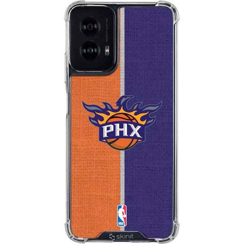 NBA Phoenix Suns Canvas Moto G Power 5G (2024) Clear Case