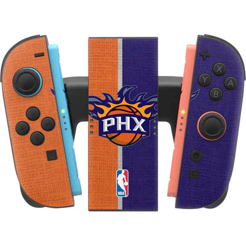 NBA Phoenix Suns Canvas Nintendo Switch 2 (2025) Joy-Con Controller Skin