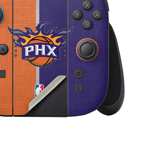 NBA Phoenix Suns Canvas Nintendo Switch 2 (2025) Joy-Con Controller Skin