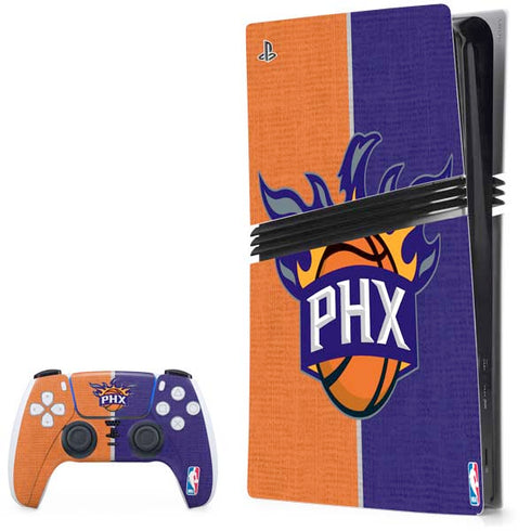 NBA Phoenix Suns Canvas PS5 Pro Bundle Skin