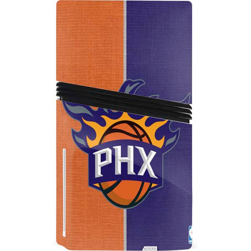 NBA Phoenix Suns Canvas PS5 Pro Disk Console Skin