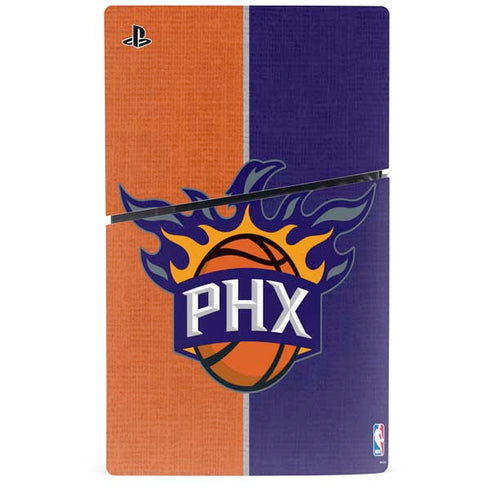 NBA Phoenix Suns Canvas PS5 Slim Digital Edition Console Skin