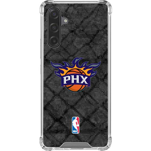 NBA Phoenix Suns Dark Rust Galaxy A17 Clear Case