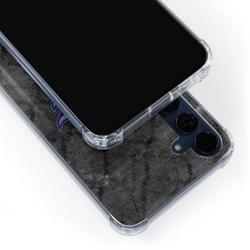 NBA Phoenix Suns Dark Rust Galaxy A55 5G Clear Case