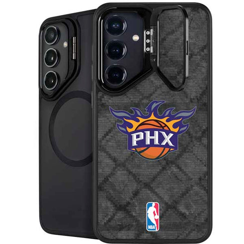 NBA Phoenix Suns Dark Rust Galaxy S24 Plus Kickstand Case