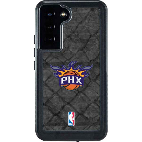 NBA Phoenix Suns Dark Rust Galaxy S24 Plus Waterproof Case
