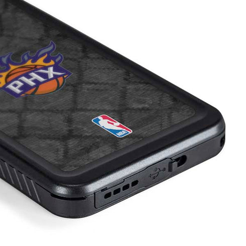 NBA Phoenix Suns Dark Rust Galaxy S24 Plus Waterproof Case
