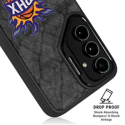NBA Phoenix Suns Dark Rust Galaxy S25 Ultra Kickstand Case