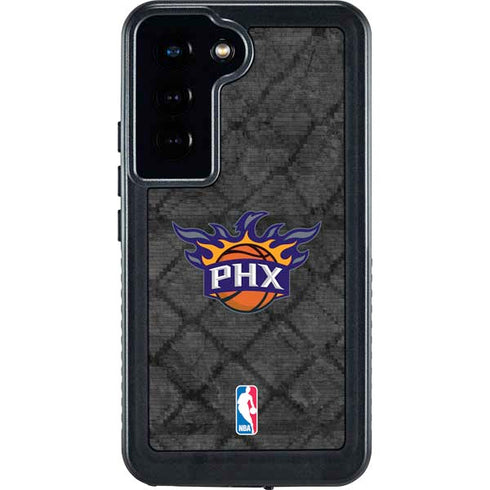 NBA Phoenix Suns Dark Rust Galaxy S24 Waterproof Case