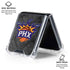 NBA Phoenix Suns Dark Rust Galaxy Z Flip6 Clear Case