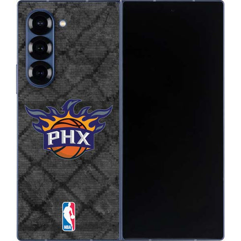 NBA Phoenix Suns Dark Rust Galaxy Z Fold6 Skin