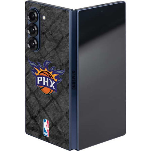NBA Phoenix Suns Dark Rust Galaxy Z Fold6 Skin