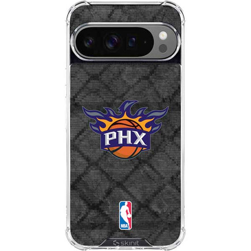 NBA Phoenix Suns Dark Rust Google Pixel 10 Pro XL Clear Case