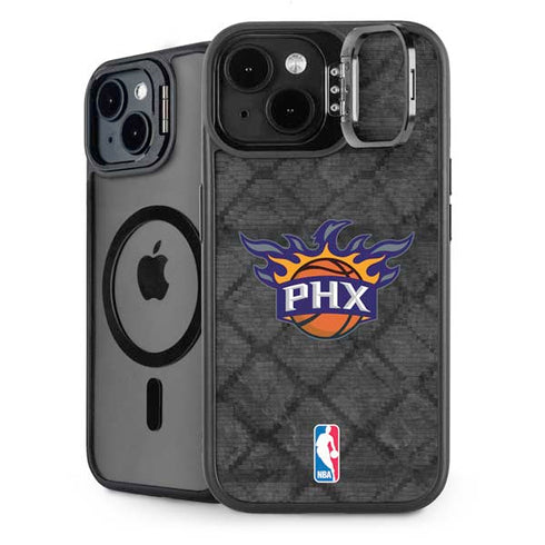 NBA Phoenix Suns Dark Rust iPhone 15 Kickstand Case
